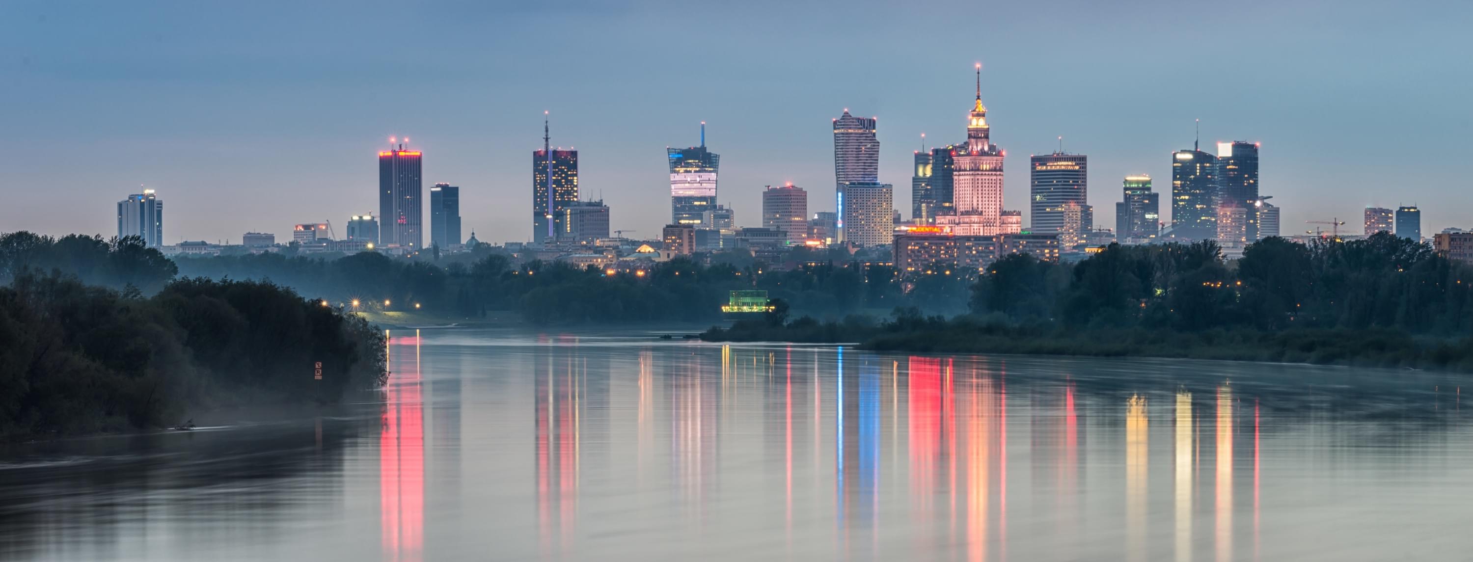 Warszawa - widok od strony Wisły